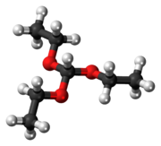 原甲酸三乙酯结构式-3D